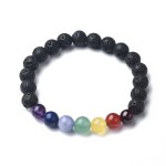 Lava Chakra 8 mm Ball Bracelet 55mm
